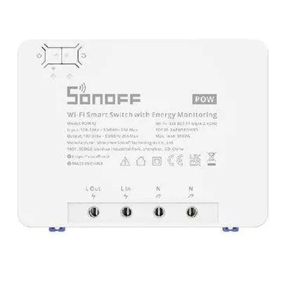 Chytrý vypínač WiFi s monitorováním spotřeby energie Sonoff POWR3 (25A/5500W)