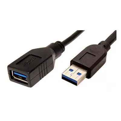 Roline 11.02.8978 Kabel USB 3.0 A-A 1,8m A(M)- A(F) prodlužovací, černý