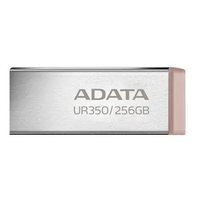 ADATA Flash Disk 256GB UR350, USB 3.2, stříbrno-hnědá, UR350-256G-RSR/BG