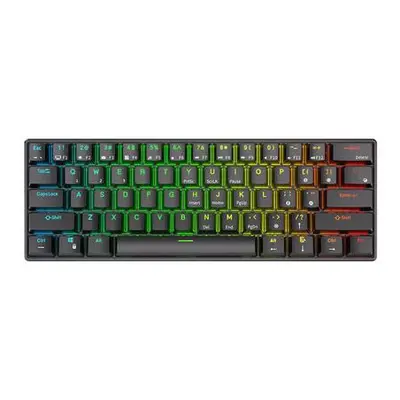 Mechanická klávesnice Royal Kludge RK61 RGB, červené spínače (černá),