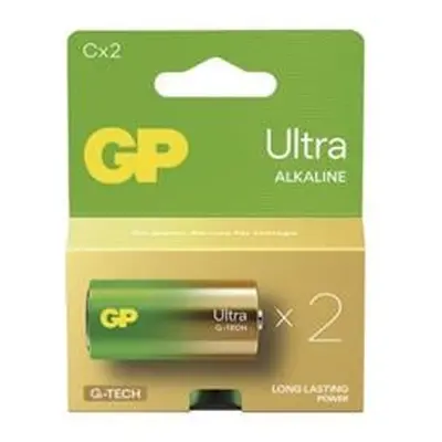 GP alkalická baterie ULTRA C malé mono (LR14) 2pack, 1013322100