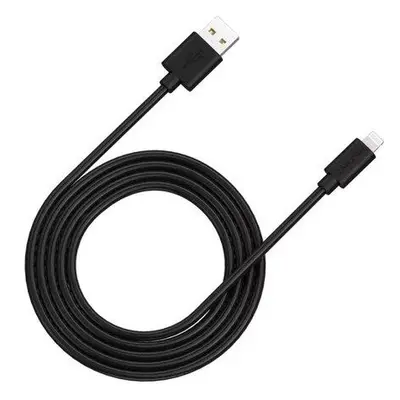 CANYON nabíjecí kabel Lightning MFI-12, 26MB/s, 5V/2.4A, Apple certifikát, délka 2m, bílá