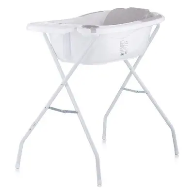 Chipolino Vanička s podložkou a stojanem Vela 87cm Grey