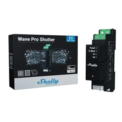 Shelly Qubino Wave Pro Shutter - žaluziový modul (Z-Wave)