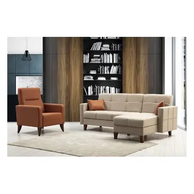 Atelier del Sofa Sofa Set Polya L - Beige