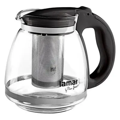 Lamart LT7027 Konvice na čaj VERRE 1,5 l, černá