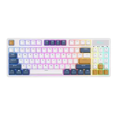 Mechanická klávesnice Royal Kludge RK89 RGB (bílá).,