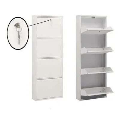 Hanah Home Shoe Cabinet GGMBAYKKLT4001 White