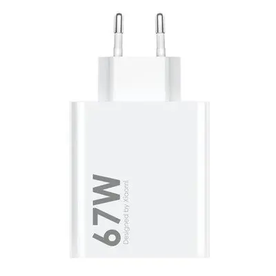 Xiaomi MDY-14-EW USB-A 67W Cestovní Nabíječka White (Bulk)