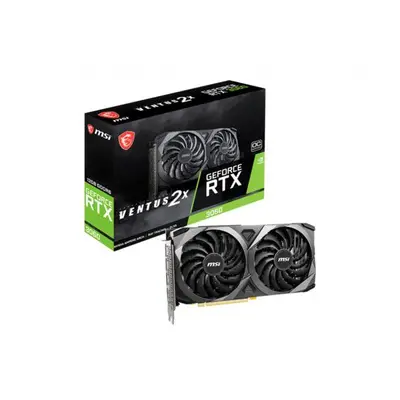 MSI GeForce RTX 3060 VENTUS 2X 12G OC / 12GB GDDR6 / PCI-E / 3x DP / HDMI / LHR, RTX 3060 VENTUS