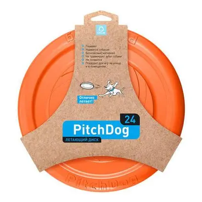 Létající disk PitchDog Waudog 24 cm, oranžový