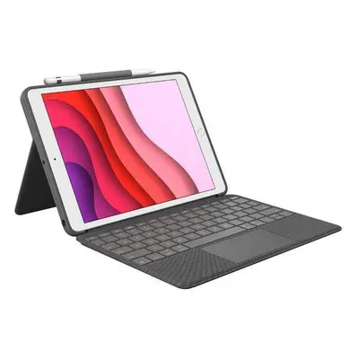 Logitech Combo Touch, GRAPHITE, UK INTN pro iPad (7., 8. a 9. gen.)