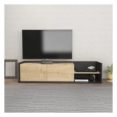 Hanah Home TV Stand Krog - Anthracite, Oak AnthraciteOak