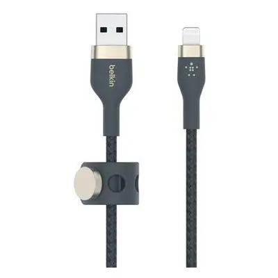 Belkin Lightning kabel, 3m, modrý - odolný PRO Flex