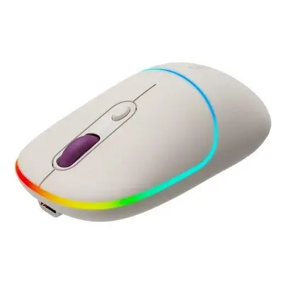 CANYON myš optická bezdrátová MW-22, RGB, 800/1200/1600 dpi, 4 tl, BT+2,4GHz, baterie 650mAh, ri