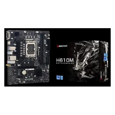 BIOSTAR ,INTEL H610, Socket 1700, uATX, GbE LAN, H610MXE