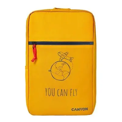 CANYON CSZ-03 batoh pro 15.6" notebook, 20x25x40cm, 20L, příruční zavazadlo, žlutá, CNS-CSZ03YW0