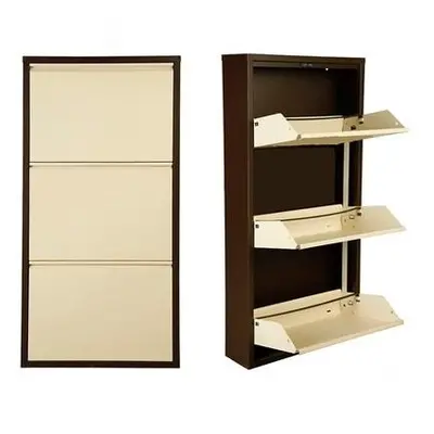 Hanah Home Shoe Cabinet GGMBAYK3002 BrownCream