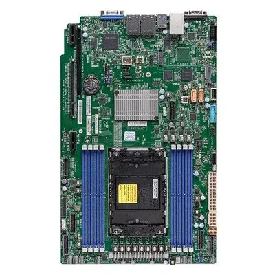 SUPERMICRO MB LGA4677, C741, 8x DDR5 ECC, 10xNVMe, 10xSATA3, 1xM.2, PCIe 5.0/(x32,x8),2x 1Gb LAN