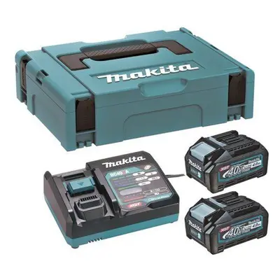 MAKITA 191J97-1 Set akumulátorů 40V 2x4,0Ah XGT BL4040 + DC40RA