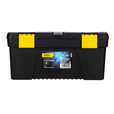 Deli Tools Plastic Tool Box EDL432417 15'' yellow