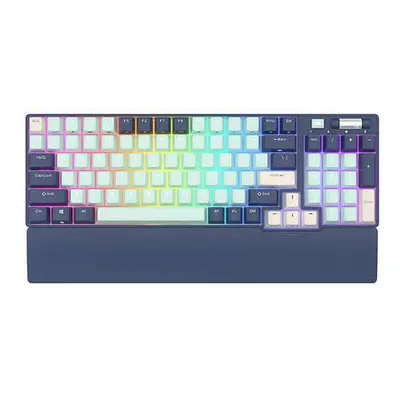 Mechanická klávesnice Royal Kludge RK96 RGB, hnědý spínač (modrý),