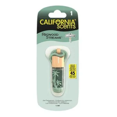 California Scents Hanging Vial Redwood Streams - Sekvoje