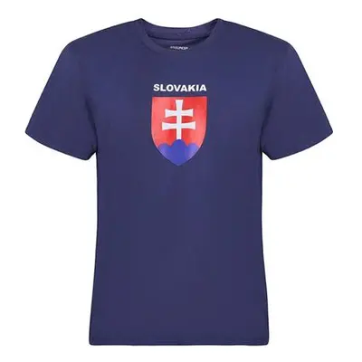 PROGRESS SK T-SHIRT MAN NAVY pánské triko s bambusem L tm.modrá, Tmavě