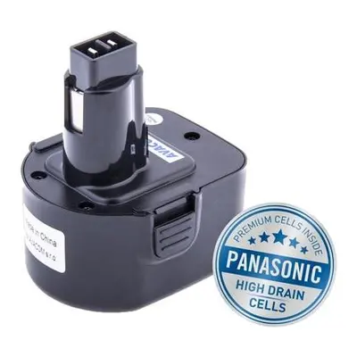 Baterie AVACOM BLACK & DECKER A9252 Ni-Mh 12V 3000mAh, články PANASONIC