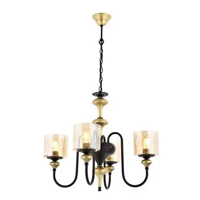 Opviq Chandelier Av-4161-4E VintageBlack