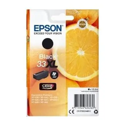 Epson inkoustová náplň/ T3351/ Singlepack 33XL Claria Premium Ink/ Černá, C13T33514012