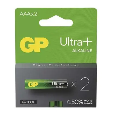 GP AAA Ultra Plus, alkalická (LR03) - 2 ks