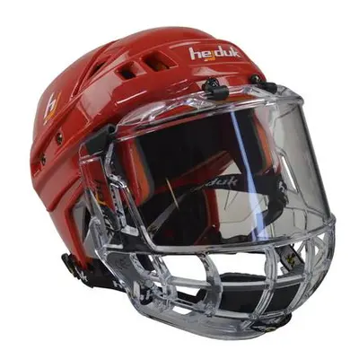 Hejduk Helma XX + Plexi, červená, Senior, M-L, 57-61cm, Fullshield, 57 - 61