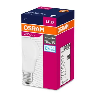 Osram LED VALUE CL A FR 75 10W/865 E27