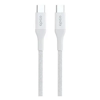 iStores by Epico Braided PD Cable 1.2m USB-C to USB-C - biely