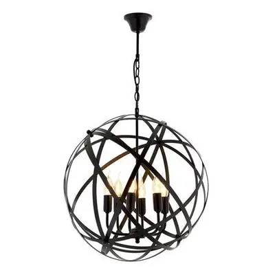 Opviq Chandelier AV-4183-6BSY Black