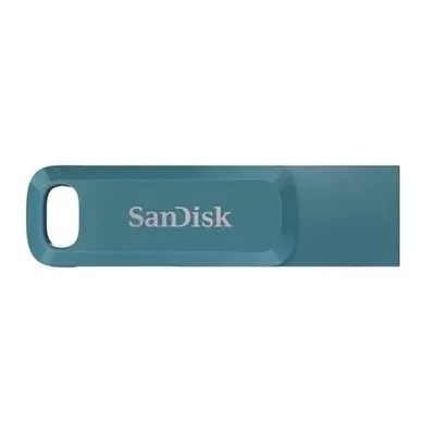 SanDisk Ultra Dual Drive Go - Jednotka USB flash - 128 GB - USB 3.2 Gen 1 / USB-C - navagio bay,