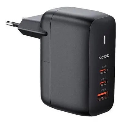 GaN 65W nabíječka Mcdodo CH-0291 2x USB-C, USB-A (černá),