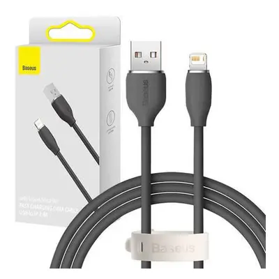 Baseus Jelly kabel USB do Lightning, 2,4A, 1,2 m (černý)