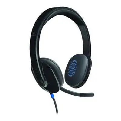 Logitech Headset Stereo H540/ drátová sluchátka + mikrofon/ USB/ černá