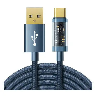 Kabel k USB-A / Surpass / Type-C / 3A / 1,2 m Joyroom S-UC027A12 (modrý)