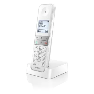 Bezdrátový telefon Philips D4701W/53 bílý, 4895229118201