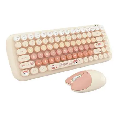 MOFII Candy New 2.4G Wireless Keyboard + Mouse Set (Orange),