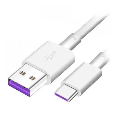 Huawei AP71 Quick Charger Type-C Datový Kabel White (Bulk)