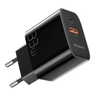 Nabíječka GaN 33W Mcdodo CH-0921 USB-C, USB-A (černá)