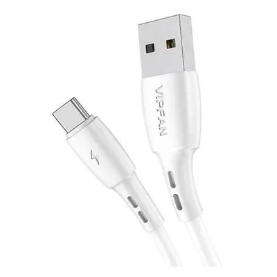 Kabel USB-C VFAN Racing X05, 3A, 1 m (bílý)