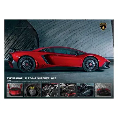 EUROGRAPHICS Puzzle Lamborghini Aventador LP 750-4, 1000 dílků