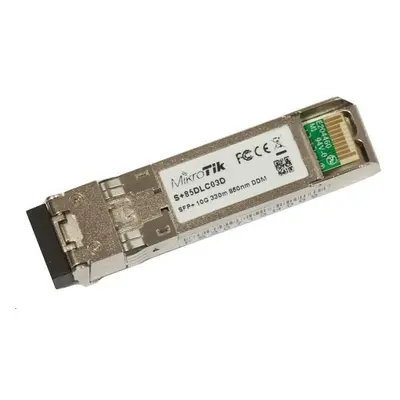 MikroTik SFP+ (miniGBIC) modul S+85DLC03D, MM, 300m, 10G, S+85DLC03D