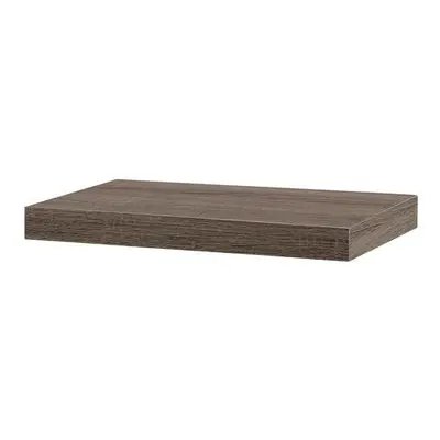 Autronic P-023 SON2 Polička nástěnná 40 cm, MDF, 3D dekor dub sonoma dark, baleno v ochranné fól