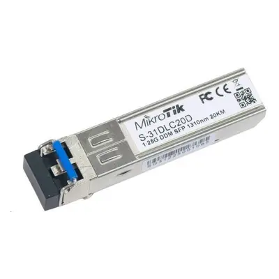 MikroTik SFP (miniGBIC) modul S-31DLC20D, SM, 20km, 1.25G, S-31DLC20D